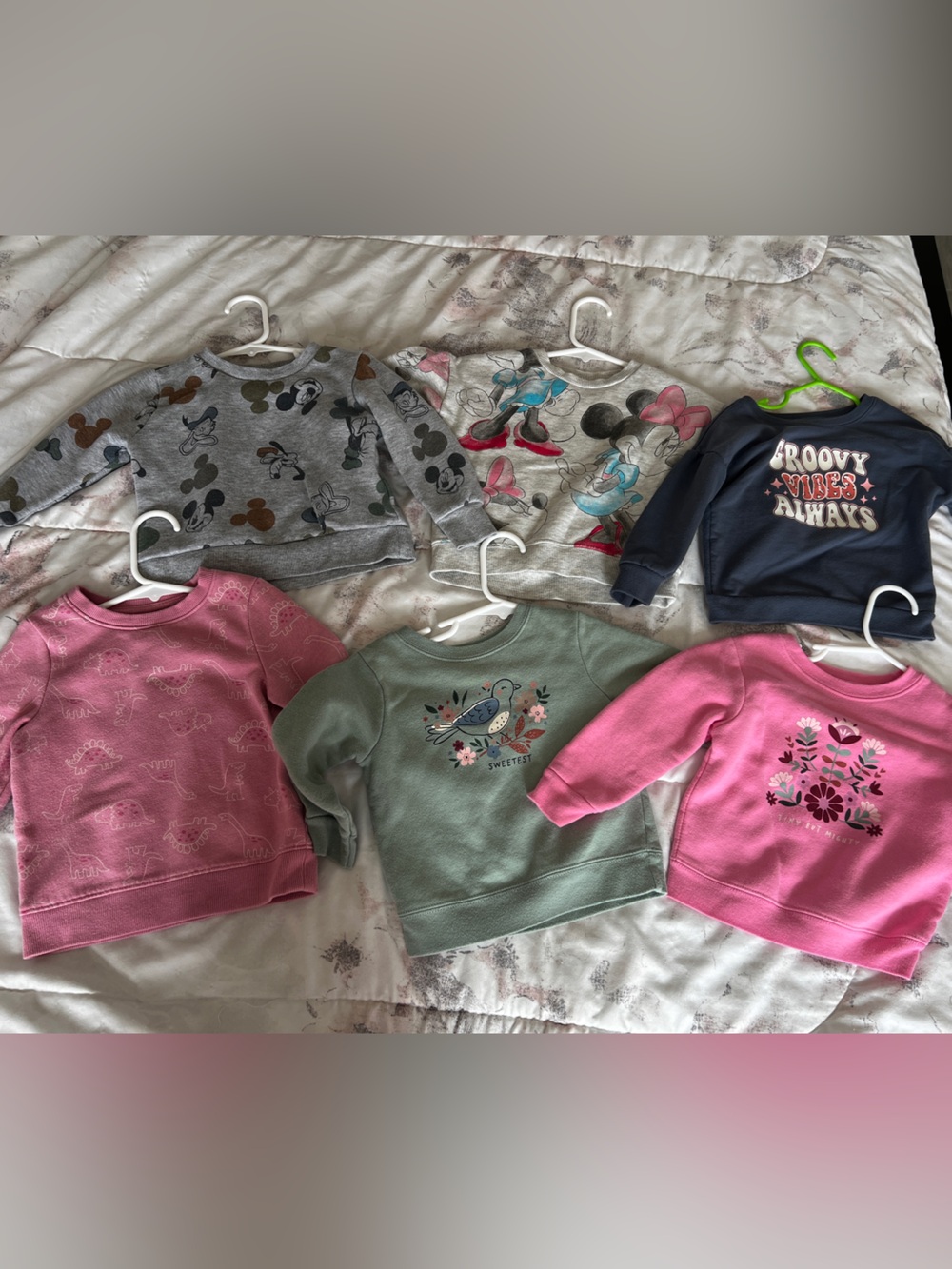 (Lots of 6) 18 months old girl sweatshirts, Garanimals, Disney, Cat & Jack